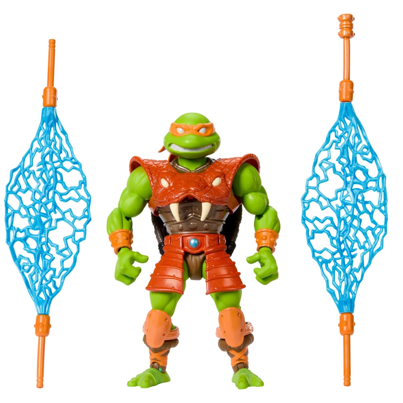 MOTU x TMNT: Turtles of Grayskull Michelangelo (Party Dude) Snake Armour Action Figure