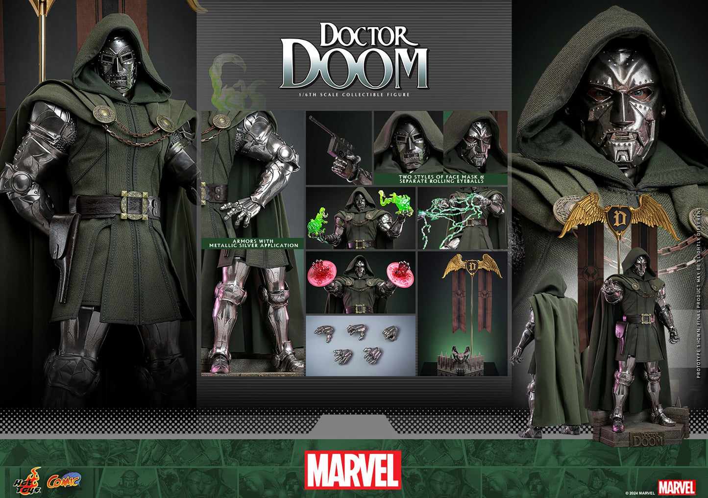 Hot Toys - Doctor Doom - CMS022 - 1:6 Scale - Marvel