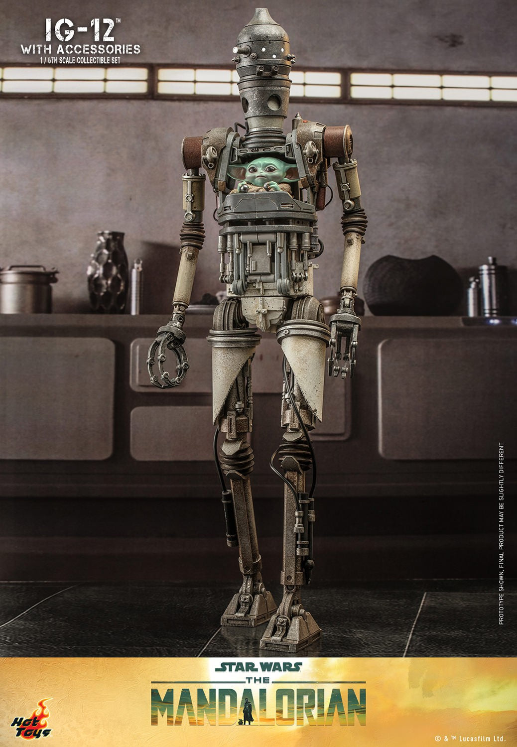 Hot Toys - IG-12 Figure - Star Wars - TMS105 Special Edition - The Mandalorian - 1:6 Loose Parts