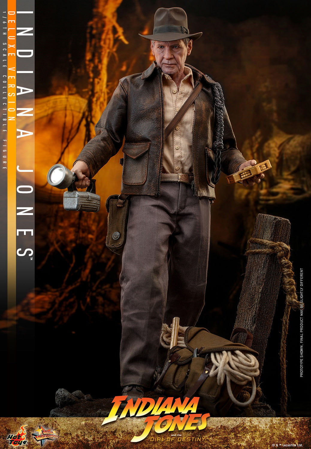 Hot Toys - Indiana Jones - Deluxe Version - MMS717 - 1:6 Scale Action Figure Deluxe Set