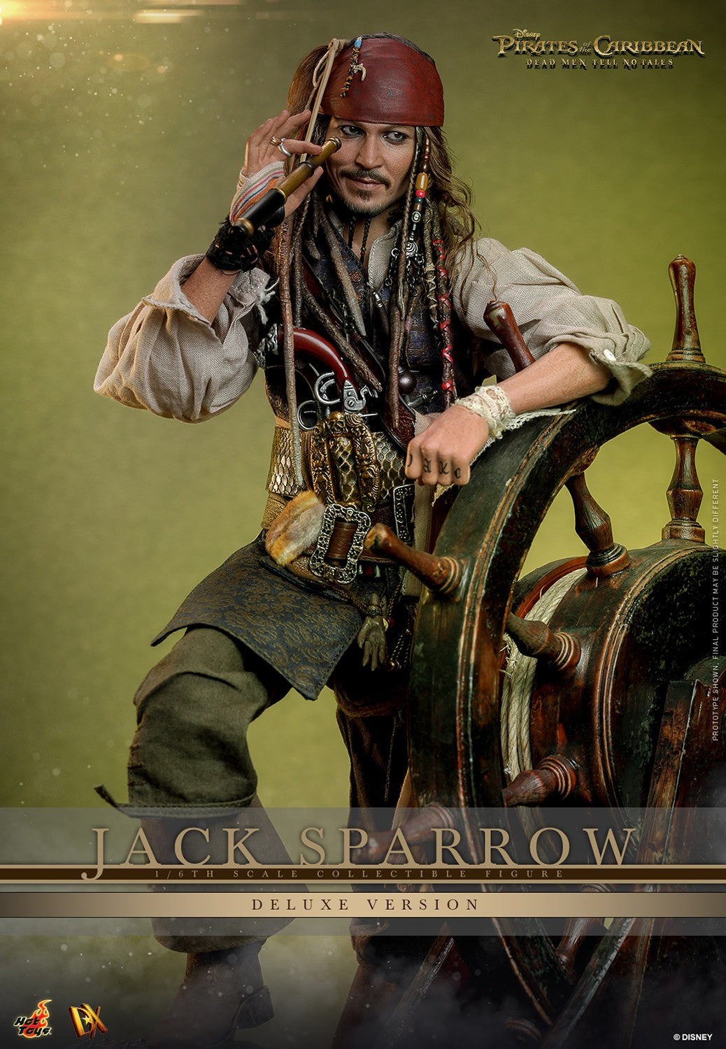 Hot Toys - Jack Sparrow - Deluxe Version - POTC - DMTNT -DX38 - 1:6 Scale Action Figure