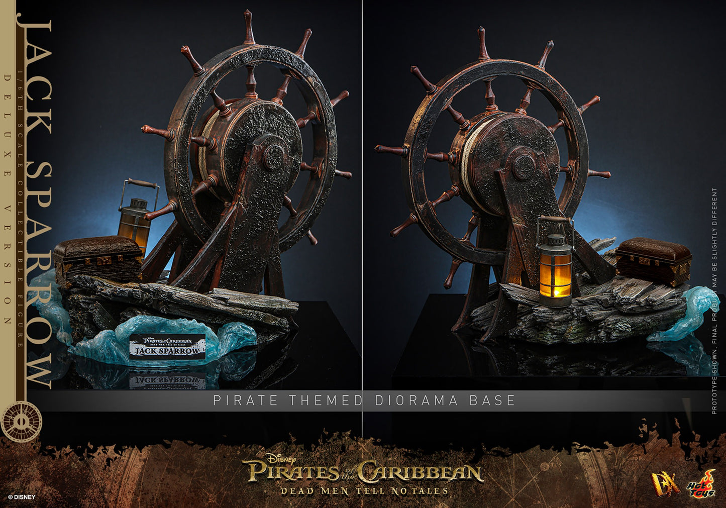 Hot Toys - Jack Sparrow - Deluxe Version - POTC - DMTNT -DX38 - 1:6 Scale Action Figure