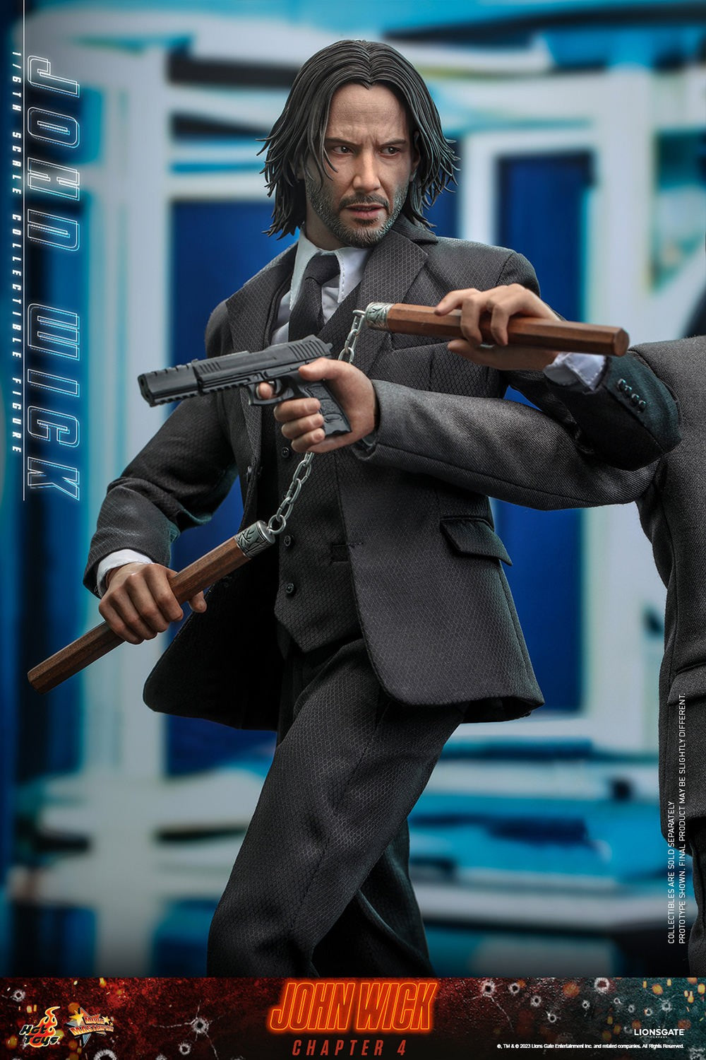 Hot Toys - John Wick 4 - Keanu Reeves - MMS729 1:6 Scale Action Figure