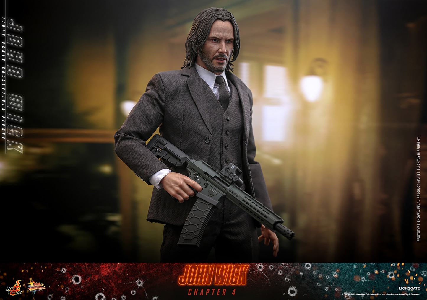 Hot Toys - John Wick 4 - Keanu Reeves - MMS729 1:6 Scale Action Figure