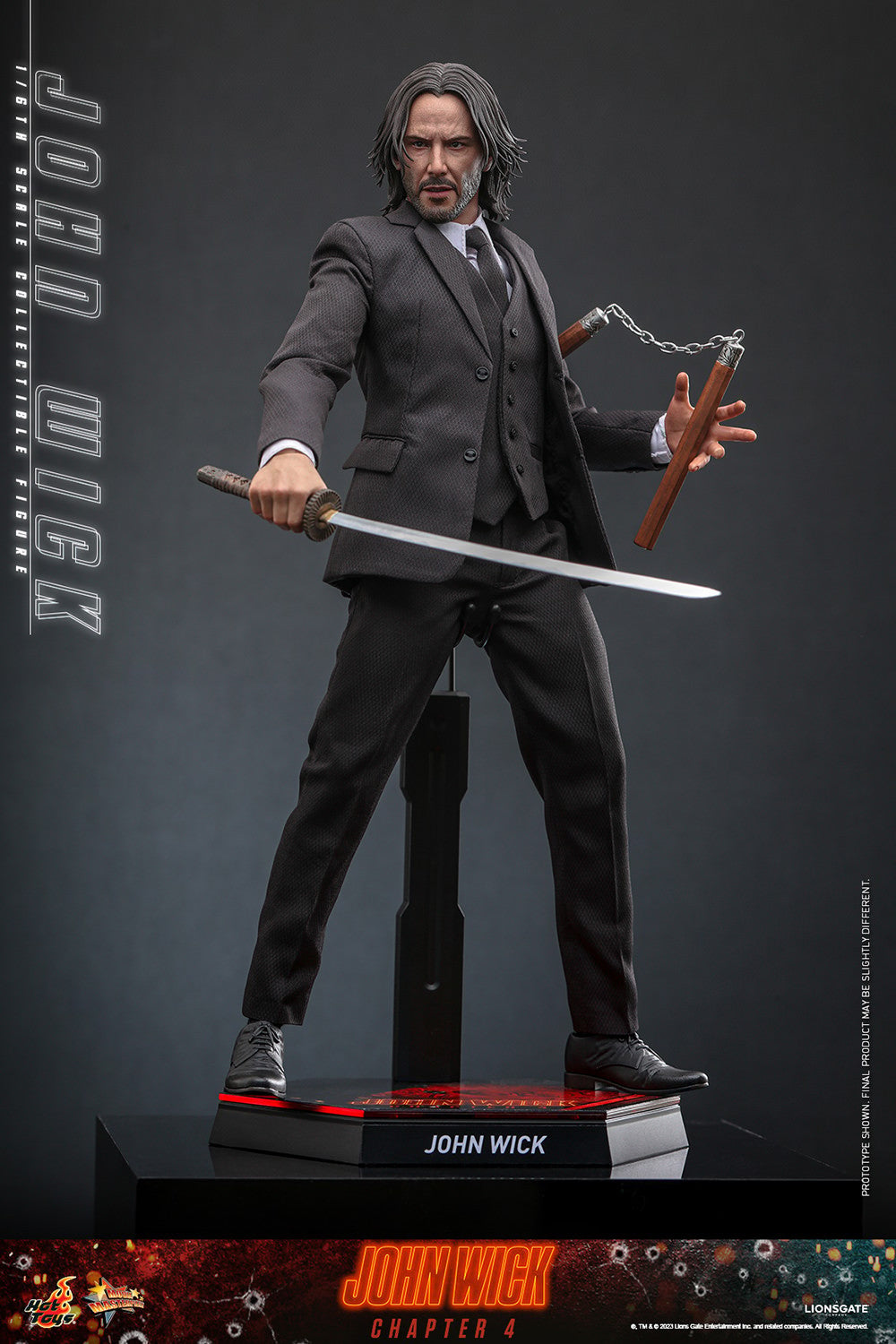 Hot Toys - John Wick 4 - Keanu Reeves - MMS729 1:6 Scale Action Figure