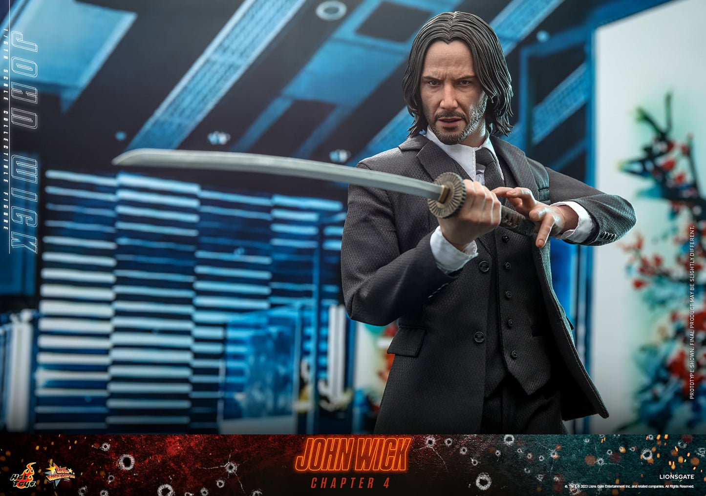 Hot Toys - John Wick 4 - Keanu Reeves - MMS729 1:6 Scale Action Figure