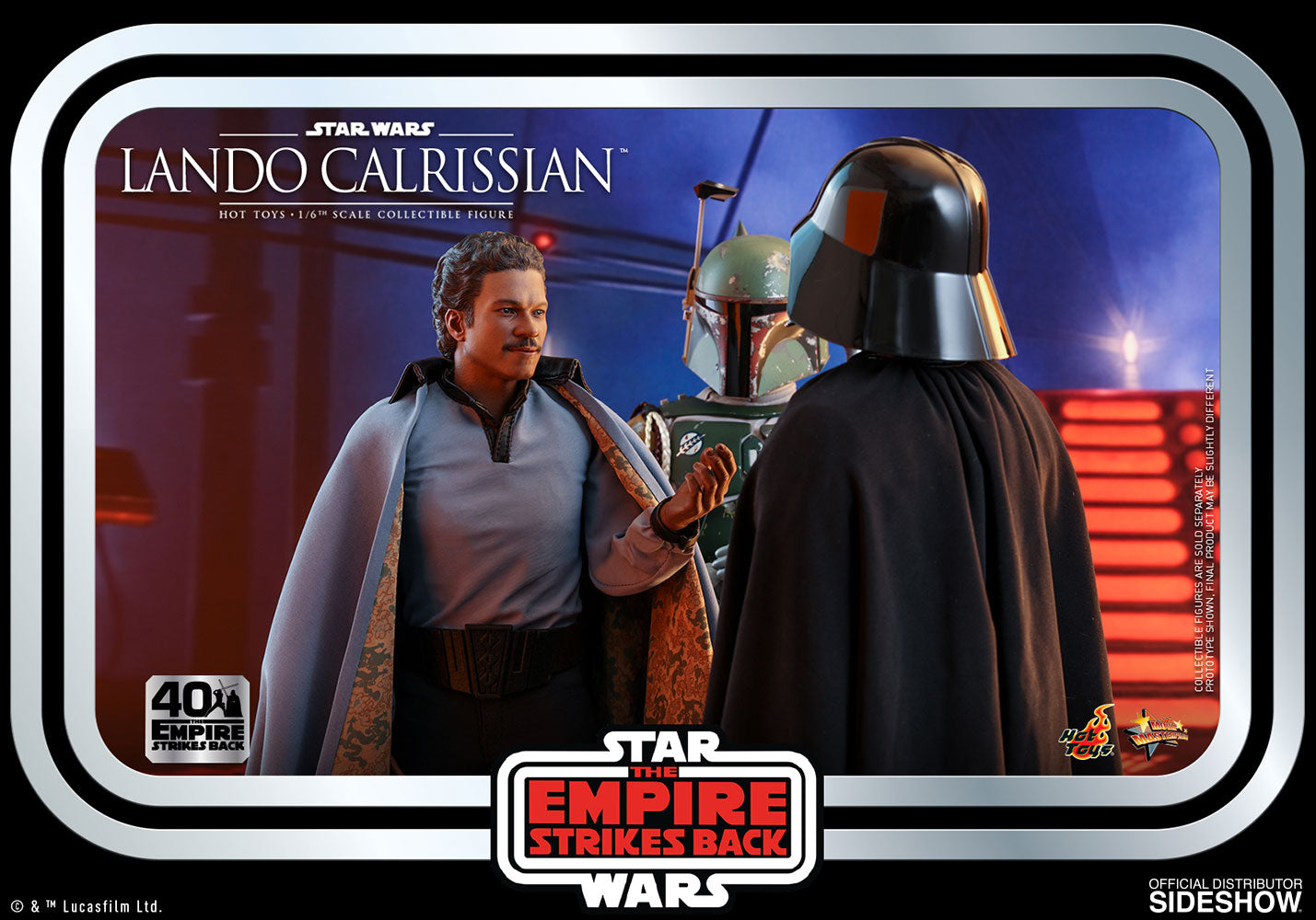 Hot Toys 1:6 - Lando Calrissian - 40th Anniversary - MMS588 - Star Wars