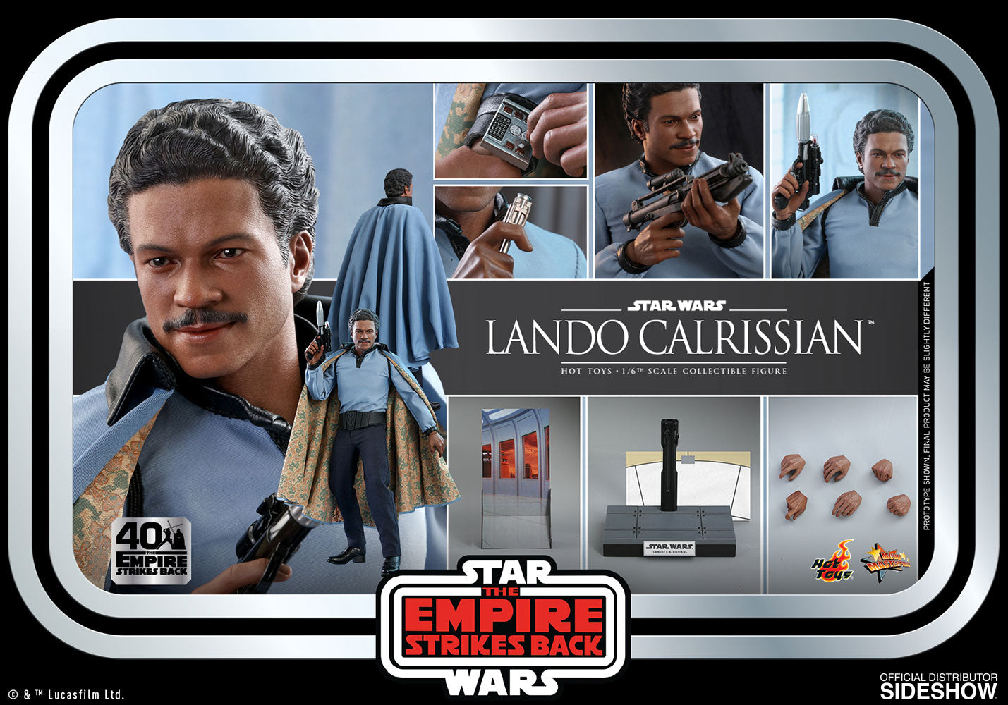 Hot Toys 1:6 - Lando Calrissian - 40th Anniversary - MMS588 - Star Wars