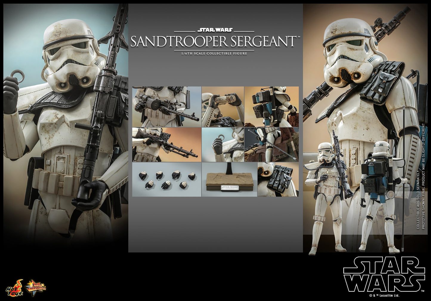 Hot Toys - Sandtrooper Sergeant - (Stormtrooper) Tatooine - Star Wars - MMS721 1:6 Scale