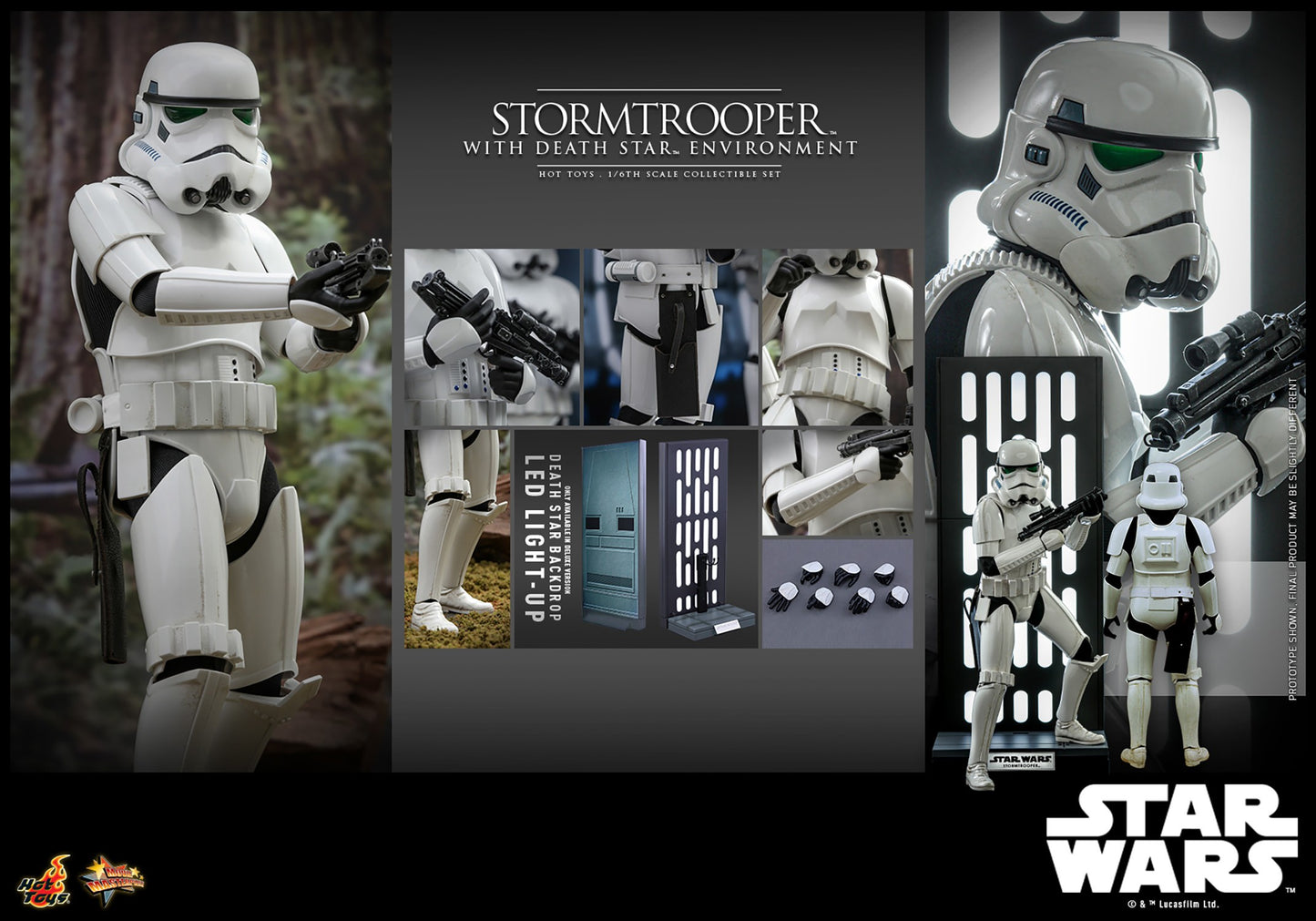 Hot Toys - Stormtrooper - with Death Star Environment - Star Wars - MMS736 1:6 Scale
