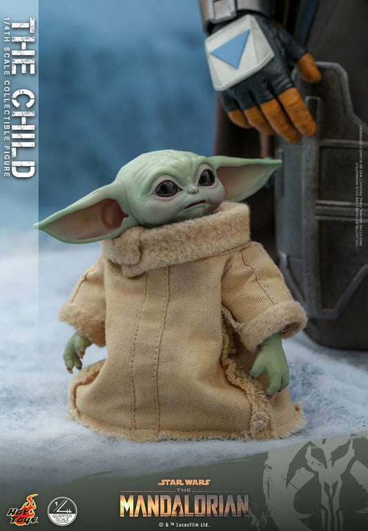 Hot Toys - The Child - Grogu - Star Wars - The Mandalorian - QS018 - 1:4 Scale Action Figure Set