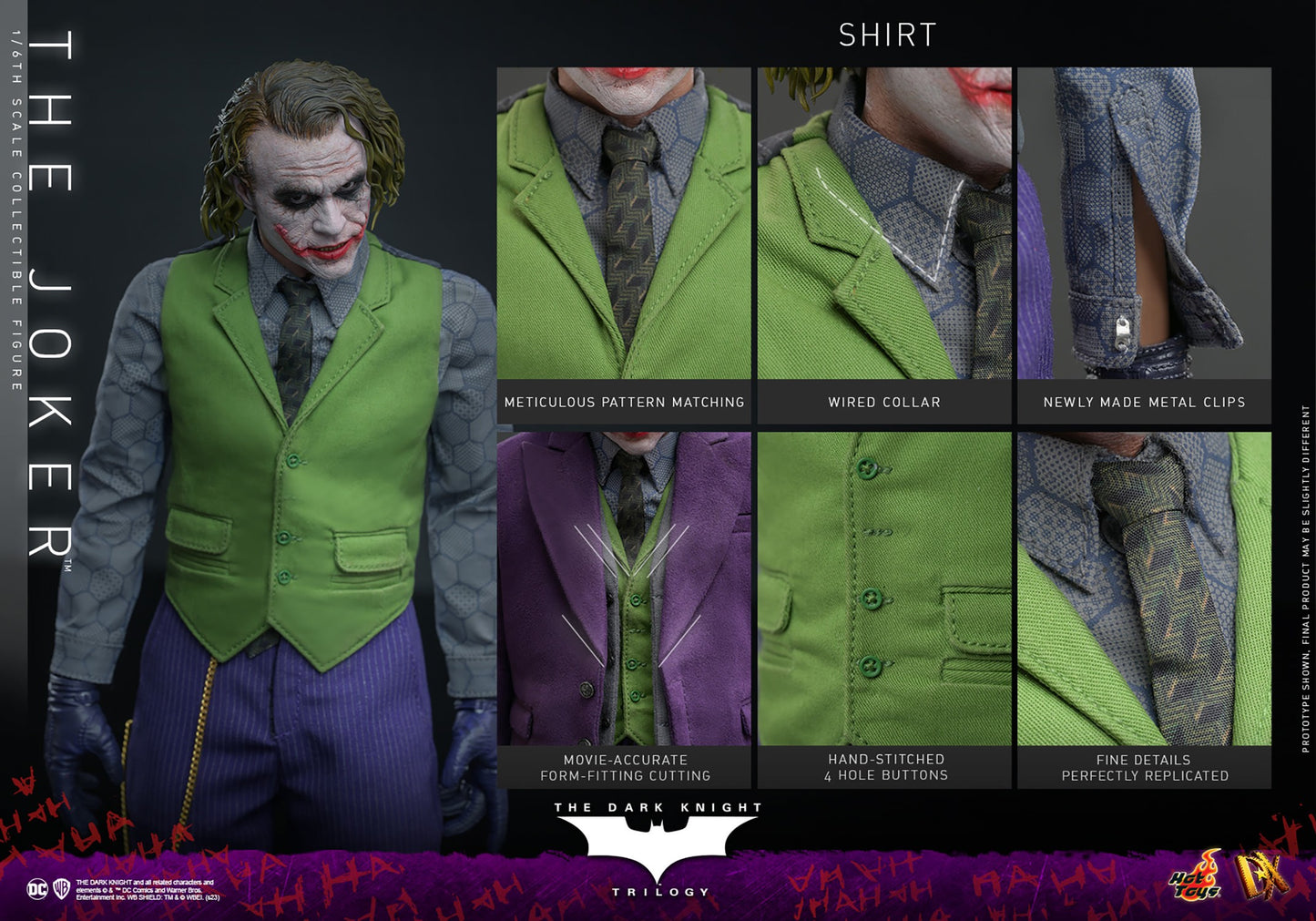 Hot Toys - The Joker - Heath Ledger - DX32 - 1:6 Scale Action Figure