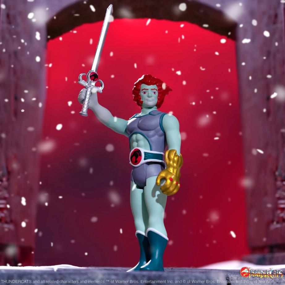 Super7 - Thundercats - Hook Mountain Lion-O (Ice Thaw Colour Change) - Vintage Retro Action Figure