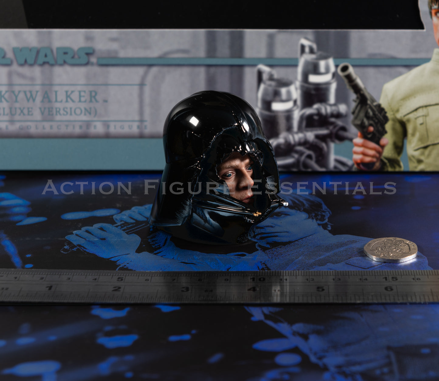 Hot Toys Star Wars Luke Skywalker Darth Vader Severed Helmet DX25 1/6 Empire Strikes Back