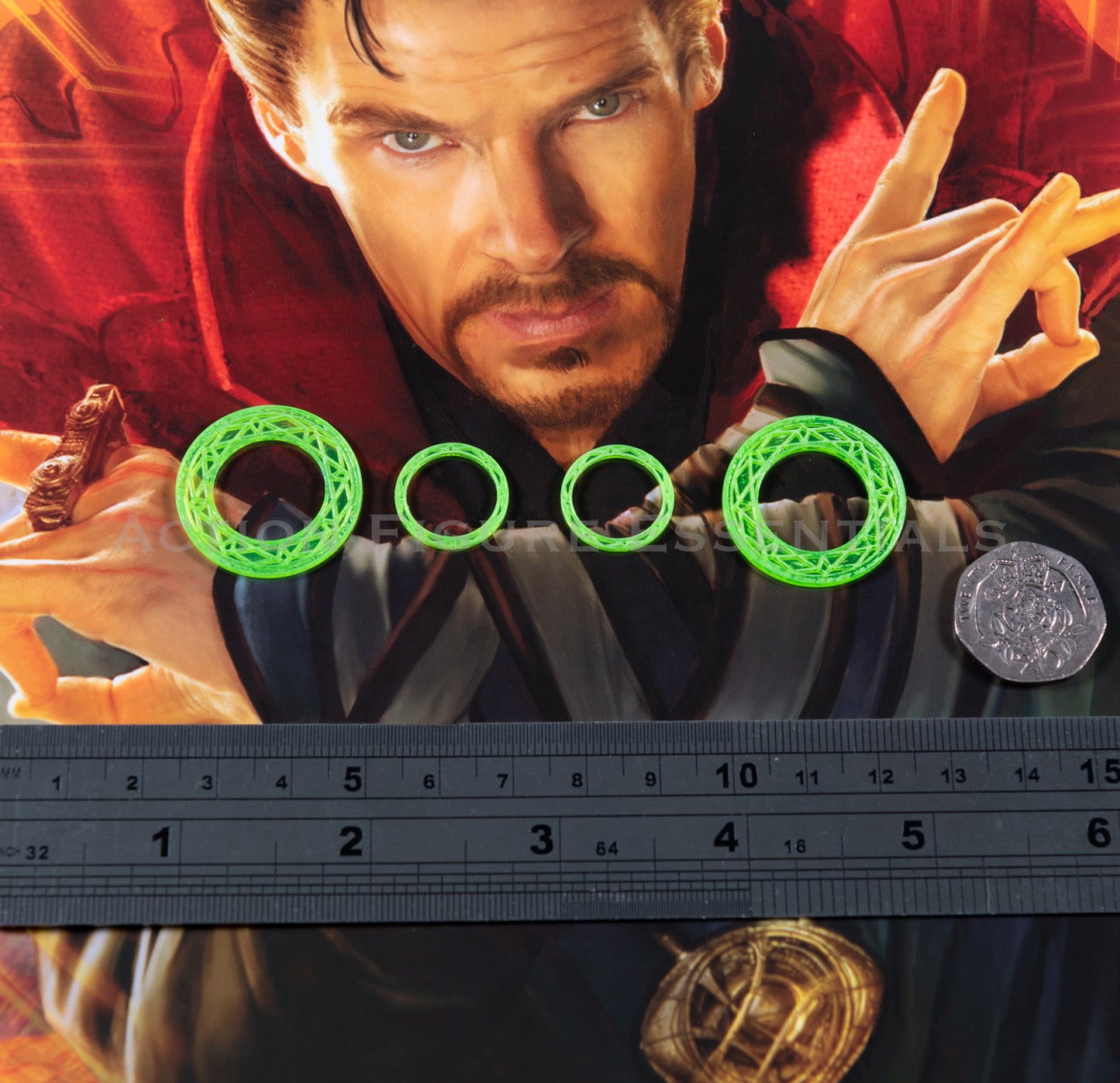 Hot Toys Dr Strange Mandalas Light Green 1/6 MMS629 NWH No Way Home Spider-Man