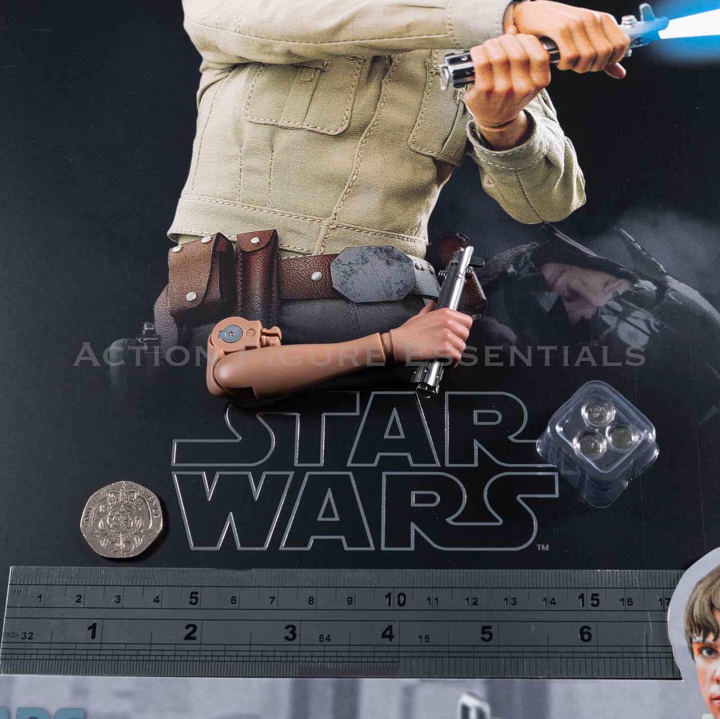 Hot Toys Star Wars Luke Skywalker Lightsaber Arm LED DX25 Bespin 1/6 Empire Strikes Back