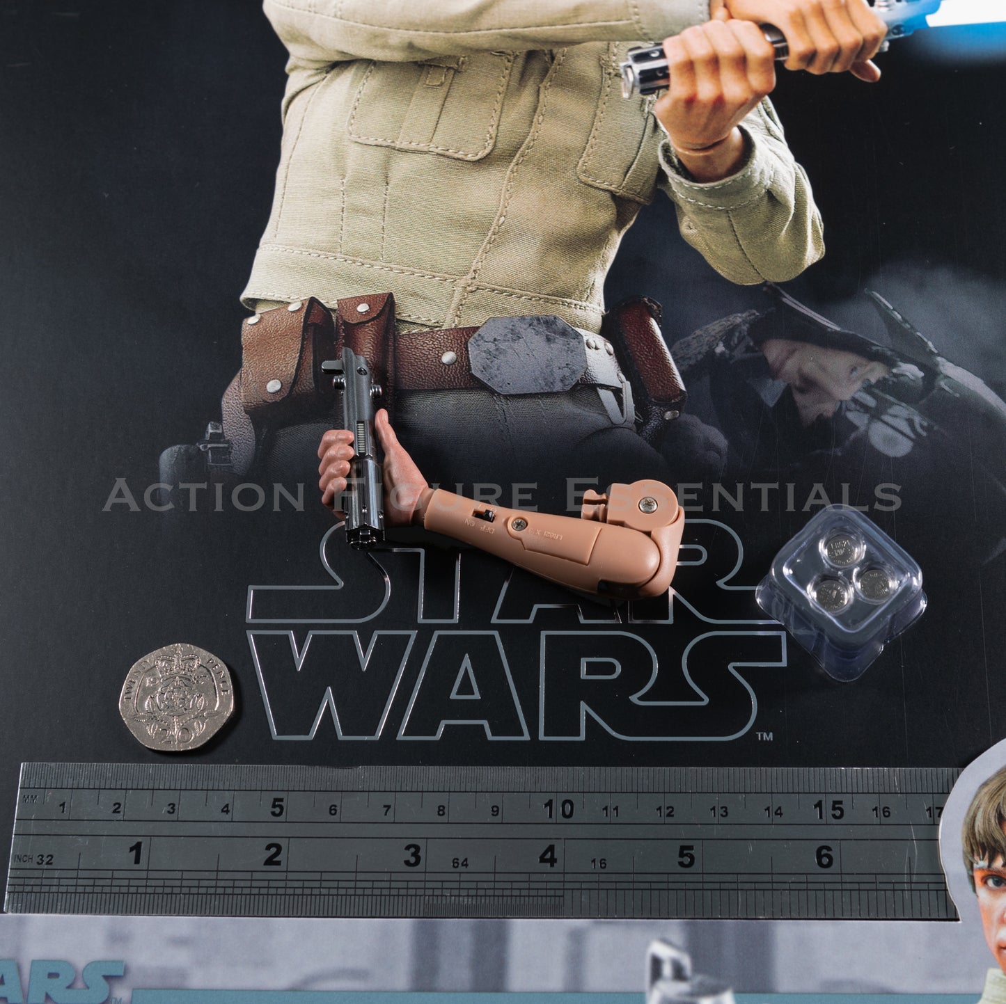 Hot Toys Star Wars Luke Skywalker Lightsaber Arm LED DX25 Bespin 1/6 Empire Strikes Back