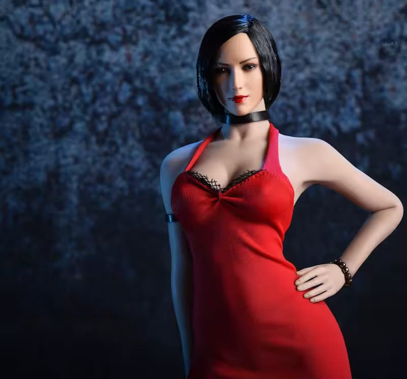 1/6 Scale 1/6 Scale VSToys Ada Wong Evening Dress Clothes Set - Black / Red