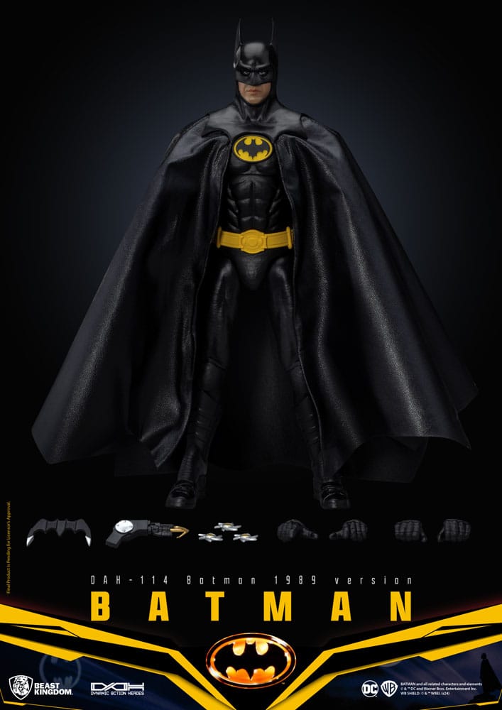 Batman 1989 (Michael Keaton) DC Comics Dynamic 8ction Heroes 1/9 Action Figure 21 cm