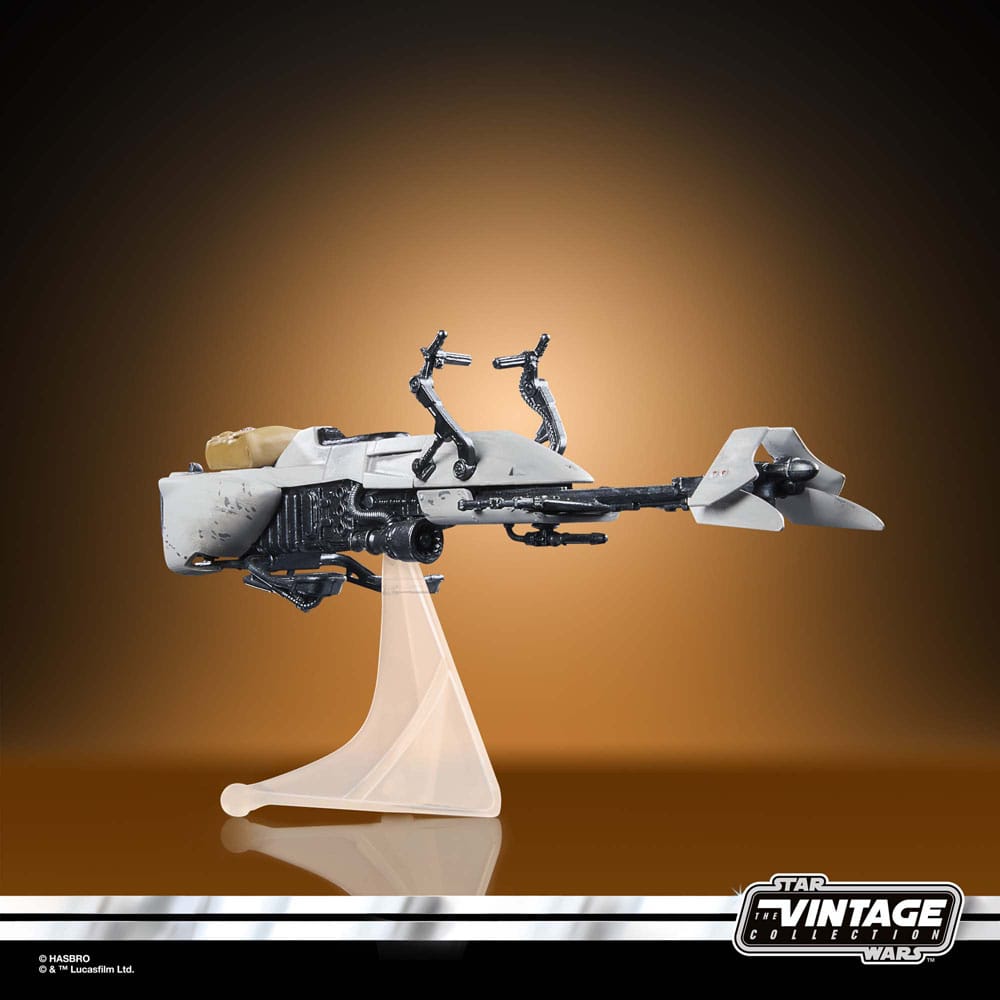 Star Wars: The Mandalorian Vintage Collection Vehicle with Figures Speeder Bike with Scout Trooper & Grogu