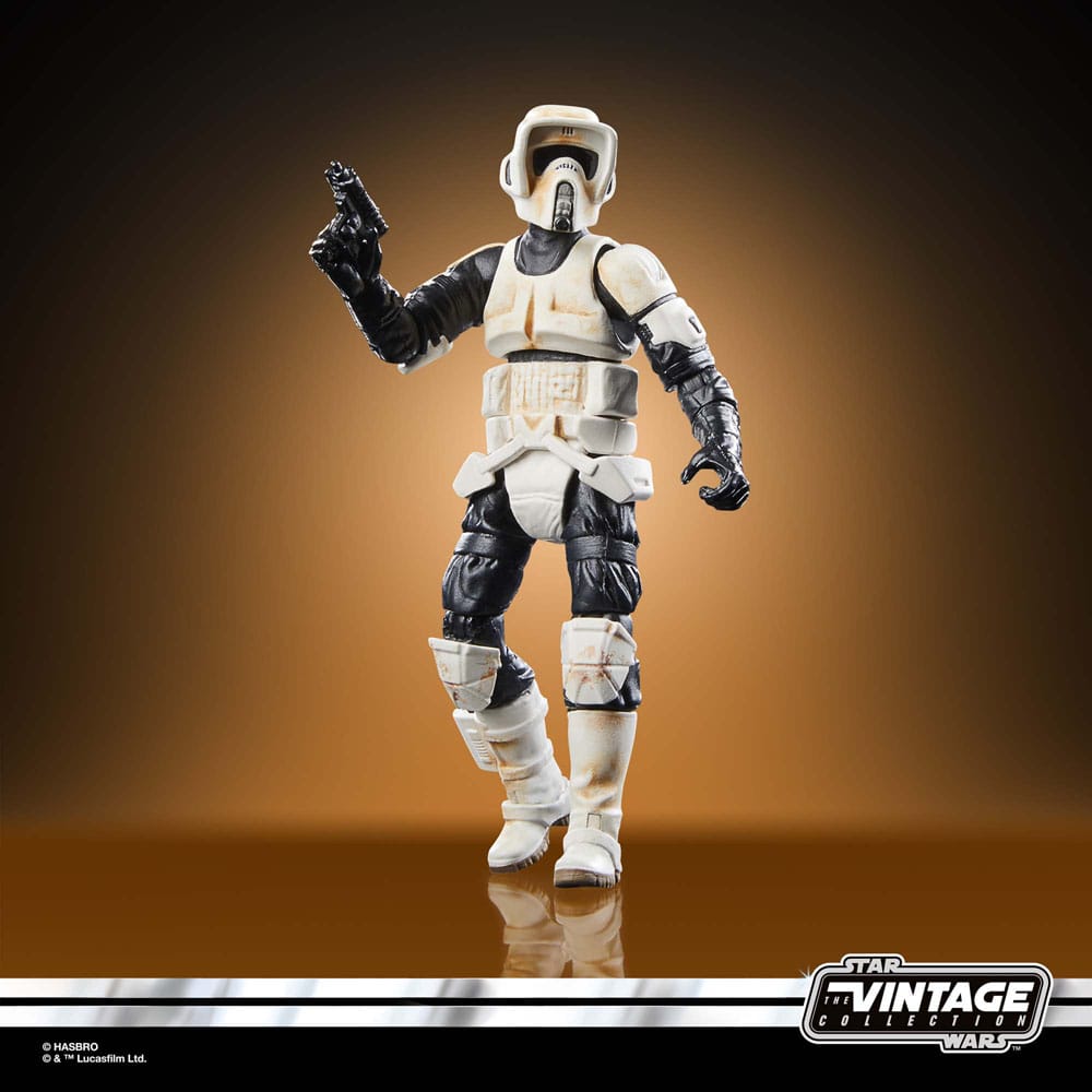 Star Wars: The Mandalorian Vintage Collection Vehicle with Figures Speeder Bike with Scout Trooper & Grogu