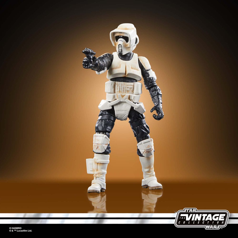 Star Wars: The Mandalorian Vintage Collection Vehicle with Figures Speeder Bike with Scout Trooper & Grogu