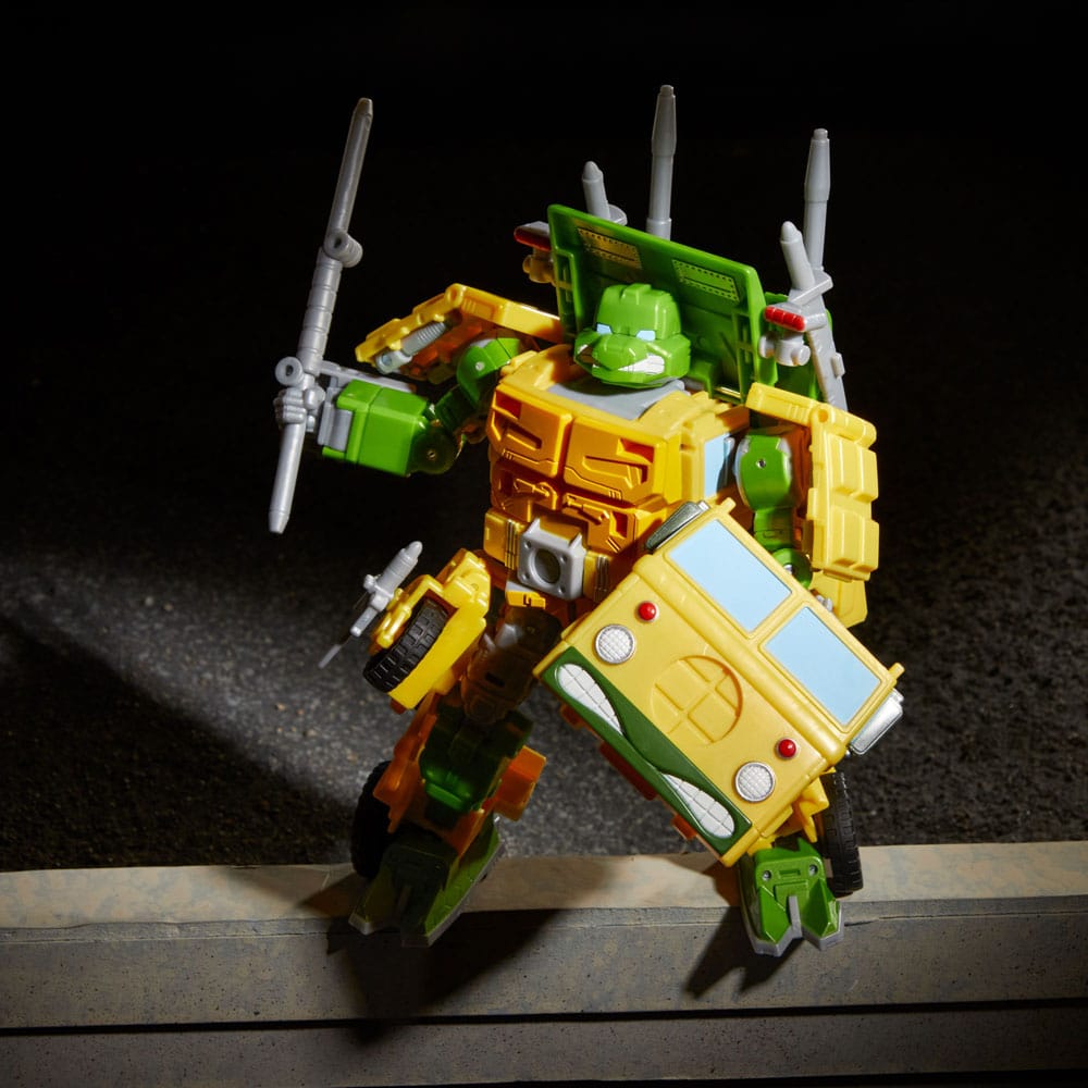 Transformers x Teenage Mutant Ninja Turtles Action Figure Party Wallop - Retro