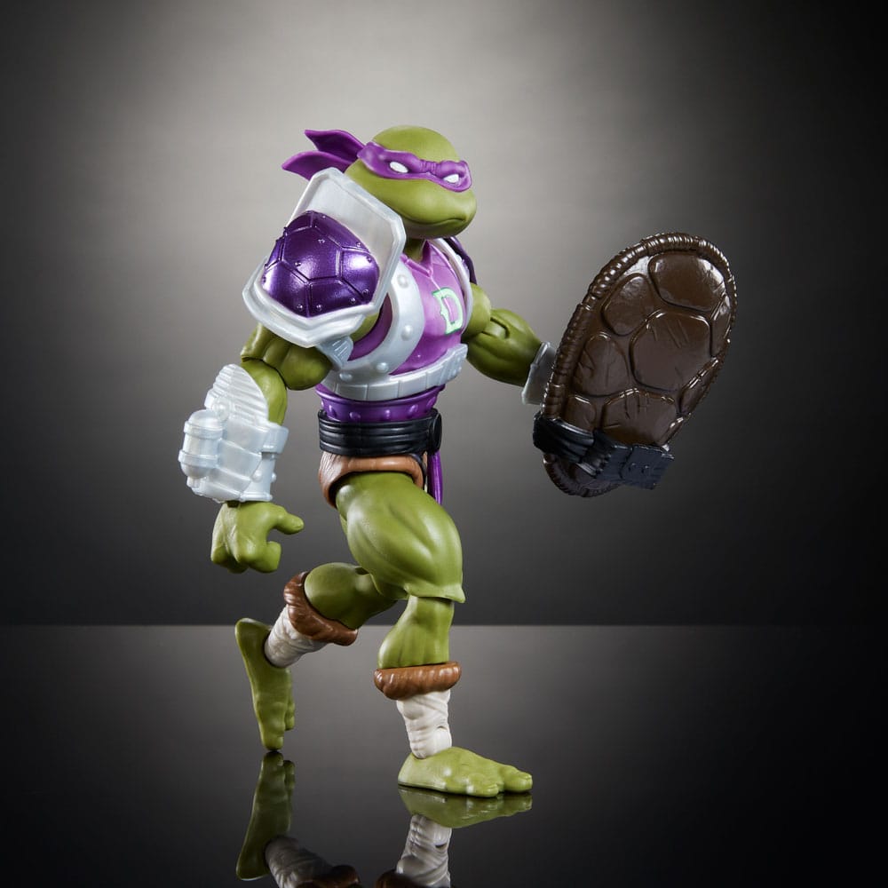 MOTU x TMNT: Turtles of Grayskull Donatello Action Figure Snake Hunting Tech Head