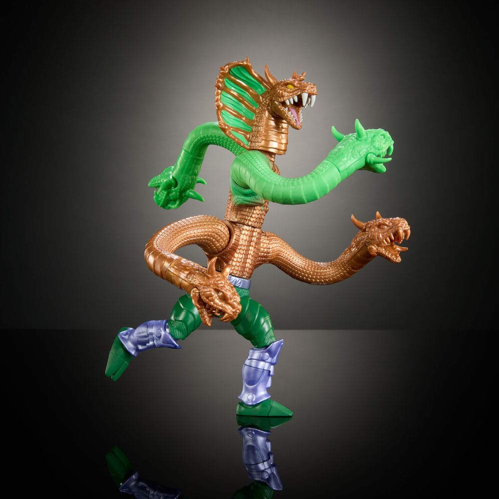 MOTU x TMNT: Turtles of Grayskull King Hiss Action Figure Deluxe Set