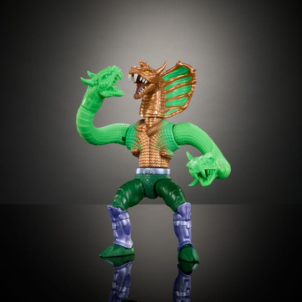 MOTU x TMNT: Turtles of Grayskull King Hiss Action Figure Deluxe Set