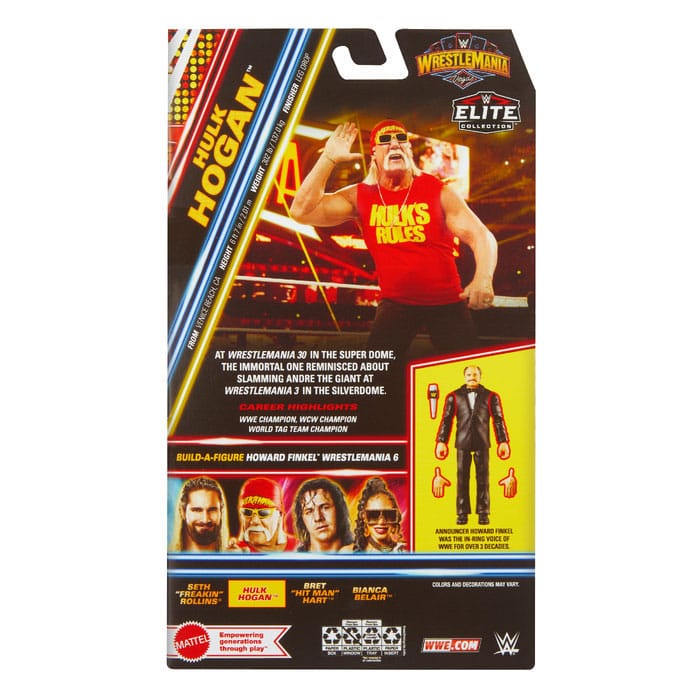 WWE WrestleMania Elite Collection Hulk Hogan Action Figure