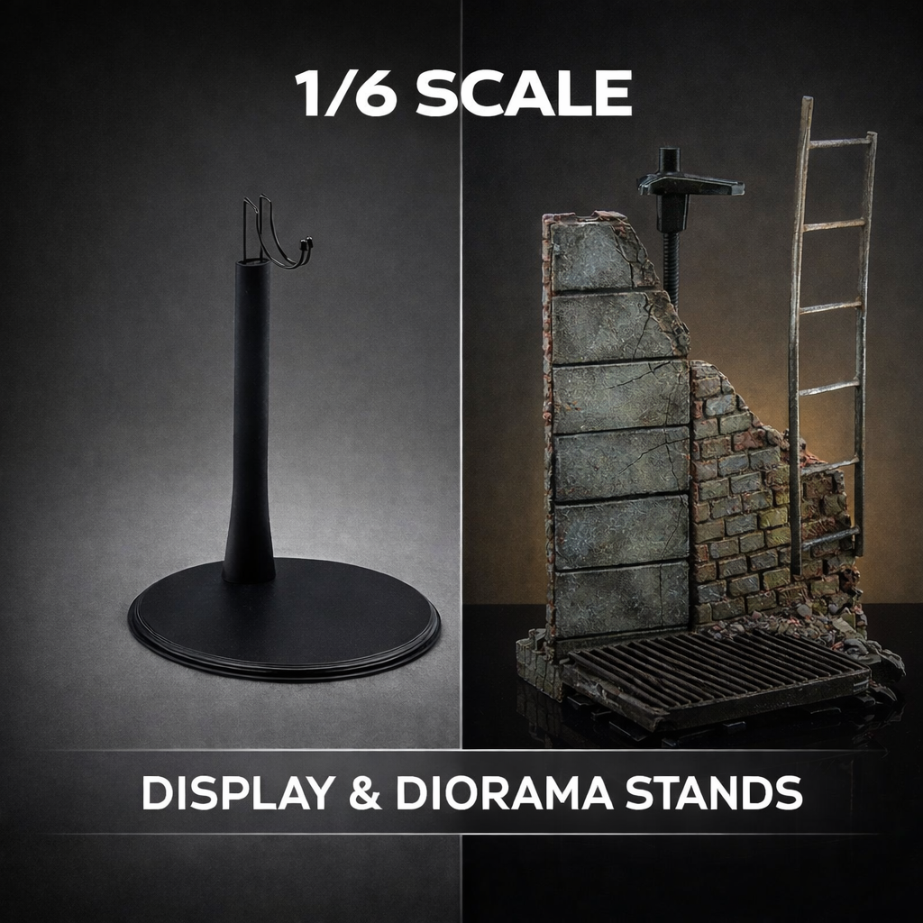 1:6 Display & Diorama Stands • Backdrops