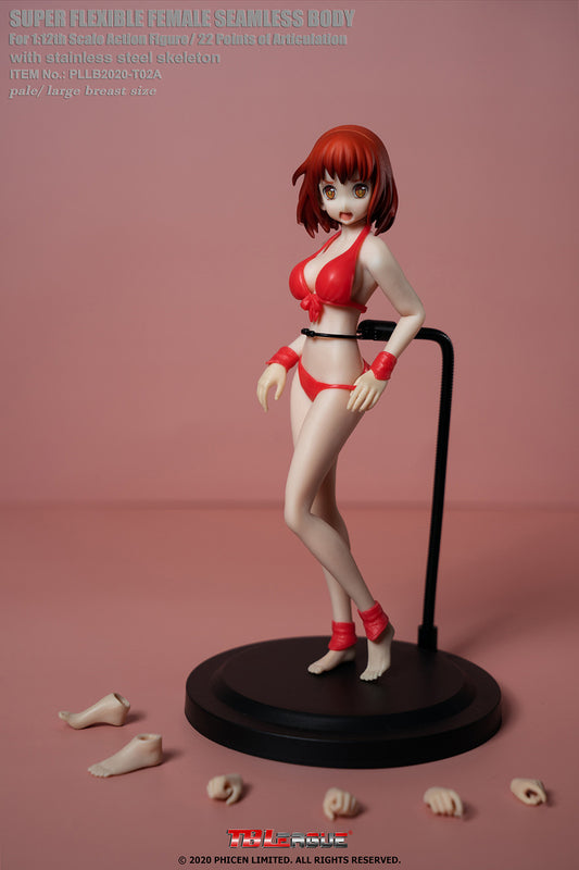 1/12 Phicen TBLeague T02A Anime Super Flexible Female Seamless Figure Body