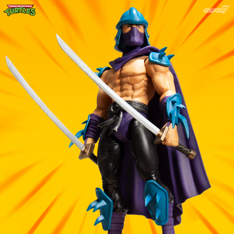 Super7 - TMNT Ultimates! Shredder Figure (Teenage Mutant Ninja Turtles) Wave 2