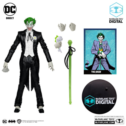 The Joker (DC: The SIlver Age) (Chase Figure Black Suit Variation) with McFarlane Toys Digital Collectible - 7" Scale Action Figure