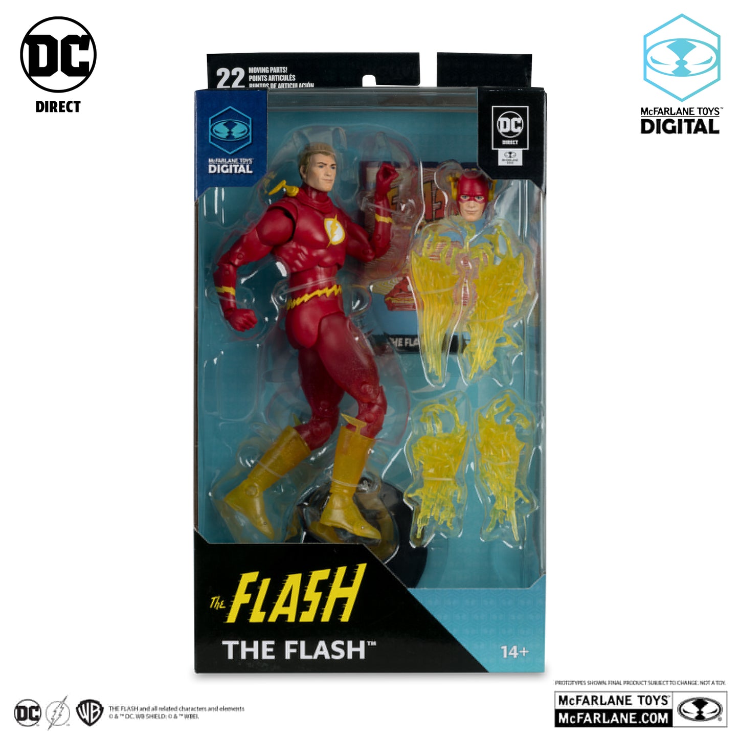 The Flash (Speed Force) McFarlane Toys (Chase Figure) Digital Collectible (Platinum Edition) - 7" Scale Action Figure