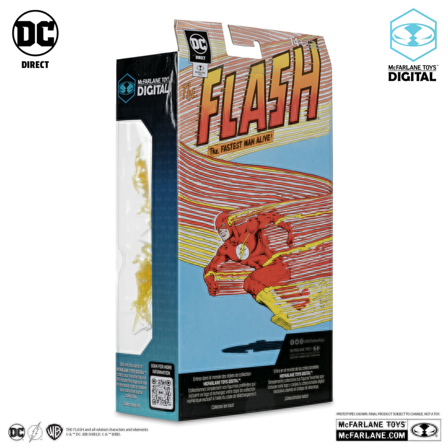 The Flash (Speed Force) McFarlane Toys (Chase Figure) Digital Collectible (Platinum Edition) - 7" Scale Action Figure