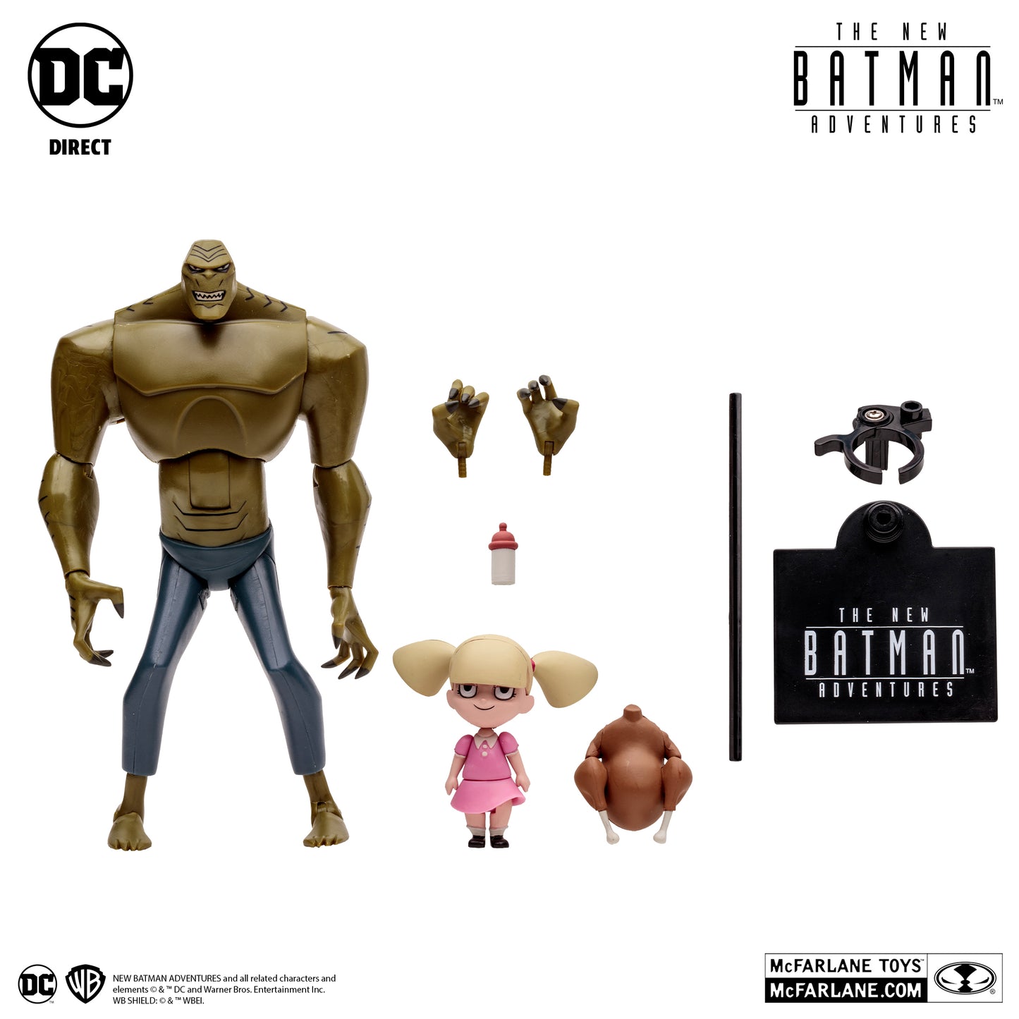 Killer Croc and Baby Doll (The New Batman Adventures) 6" Scale Action Figure