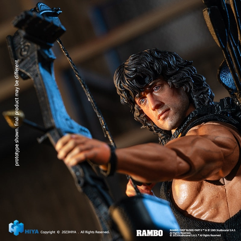 Rambo: First Blood Part II - Exquisite Super Series - John J. Rambo - 1:12 Scale Action Figure - Imperfect Boxes