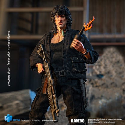 Rambo: First Blood Part II - Exquisite Super Series - John J. Rambo - 1:12 Scale Action Figure - Imperfect Boxes