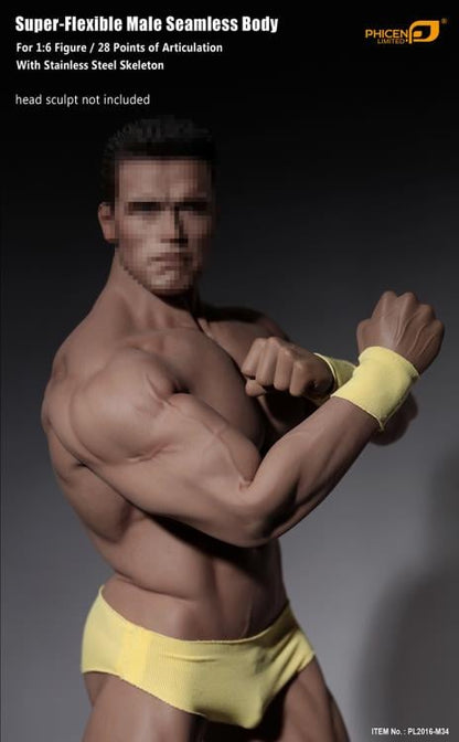 1/6 Phicen TBLeague M34 Male Action Figure Muscle Body