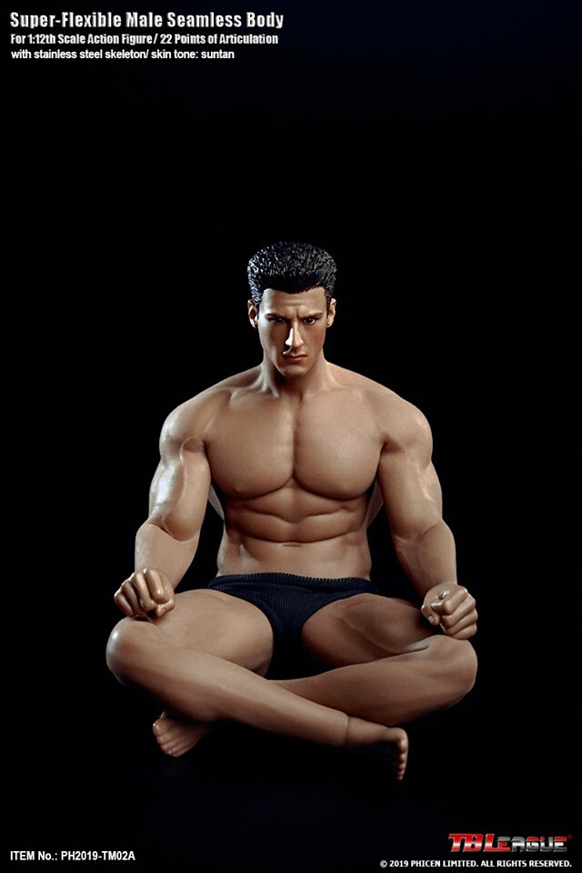 1/12 Phicen TBLeague TM02A Male Seamless Action Figure Muscular Body