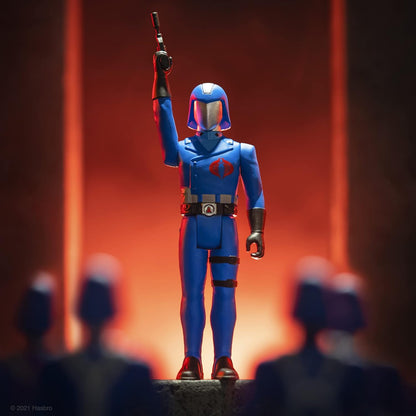 Super7 GI Joe Cobra Commander ReAction Figure Retro Wave 1 Action Figure