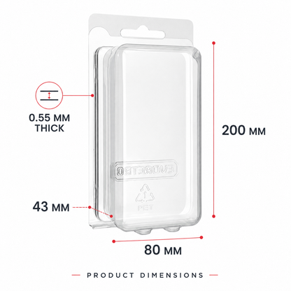 Evoretro EVO-9345 clear PET loose figure protector