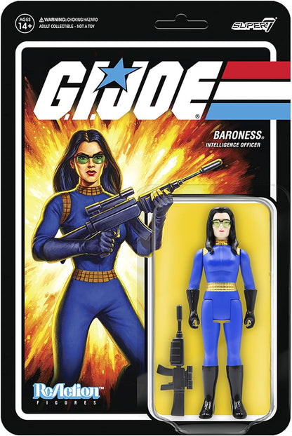 Super7 GI Joe Baroness ReAction Figure Retro Wave 1 Action Figure