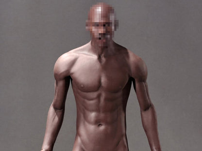 1/6 Phicen TBLeague M36B Black Male Action Figure Seamless Body