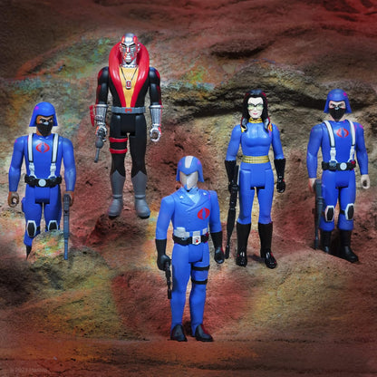 Super7 GI Joe Cobra Commander ReAction Figure Retro Wave 1 Action Figure