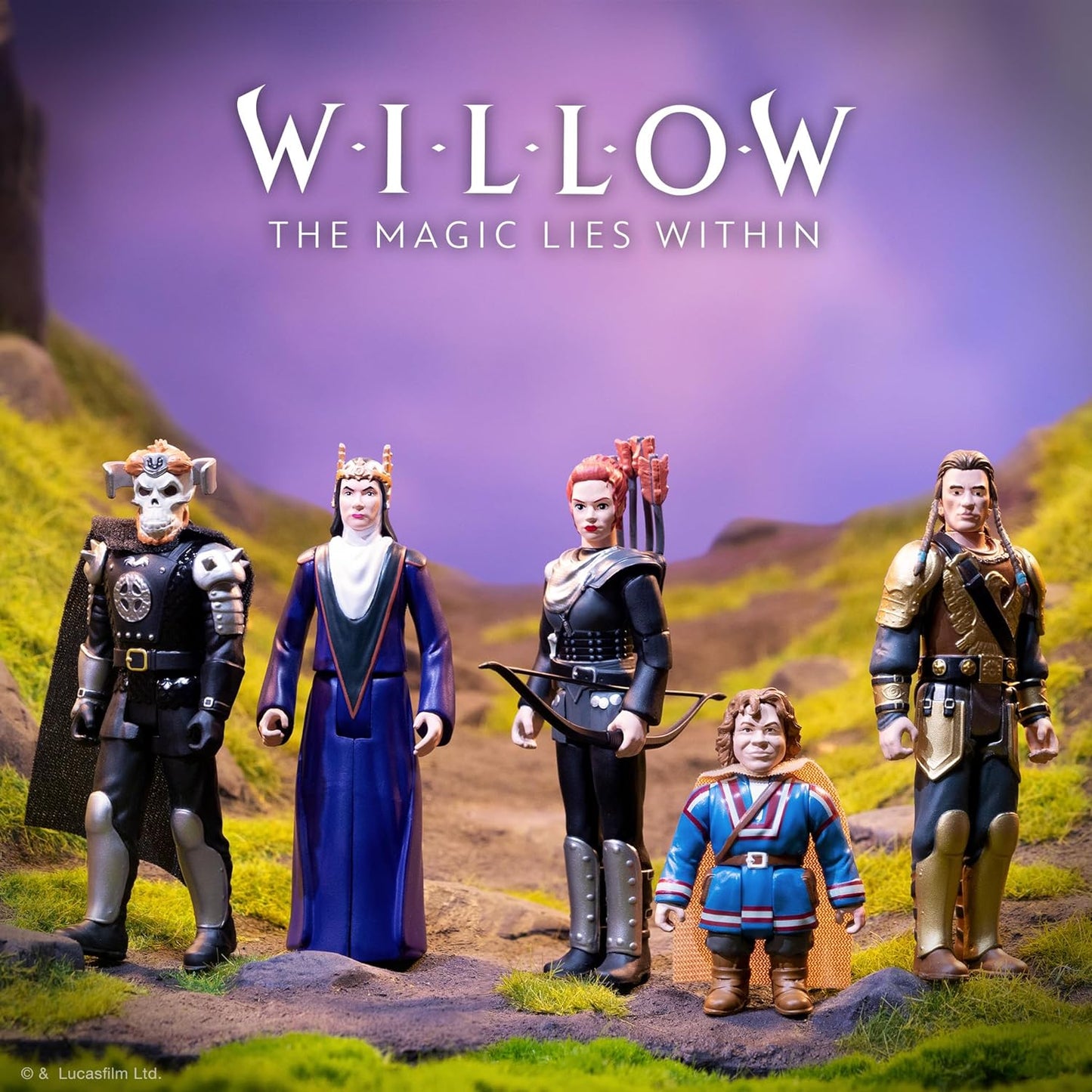 Super7 - Willow - Sorsha ReAction Figure - Retro Action Figure Disney