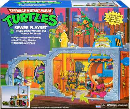 Teenage Mutant Ninja Turtles - Sewer Lid Playset - Classic Retro Vintage Style TMNT Release