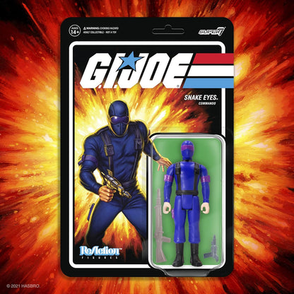 Super7 GI Joe Snake Eyes ReAction Figure Retro Wave 1 Action Figure